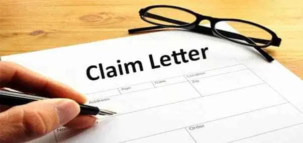 Claim Letter