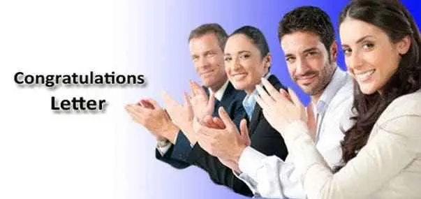 Congratulation Letter