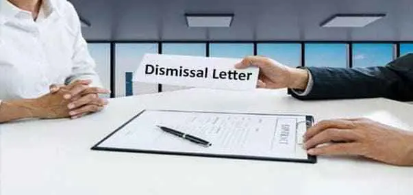 Dismissal Letter
