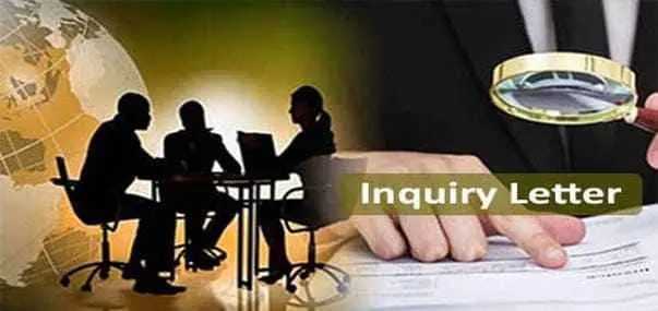 Inquiry Letter