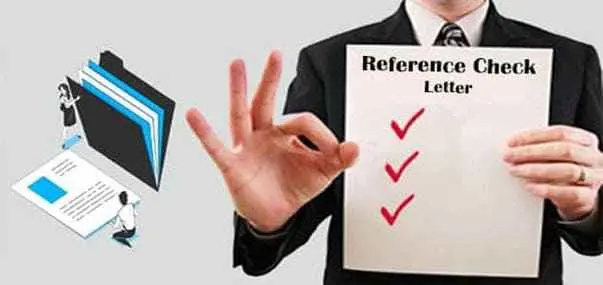 Reference Check Letter