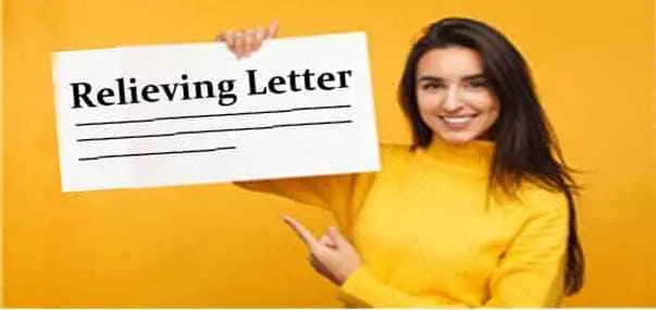 Relieving Letter