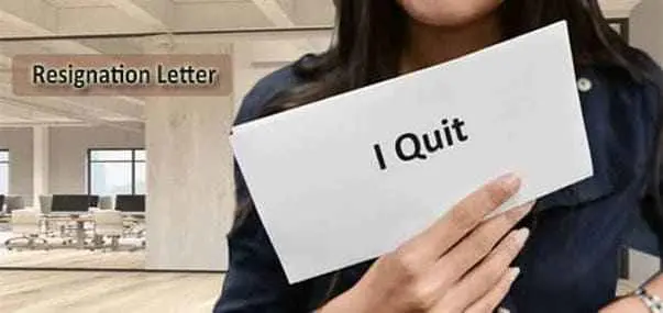 Resignation Letter